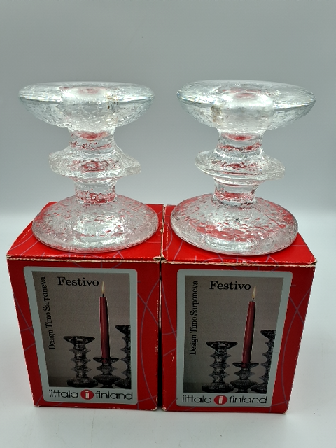 2 stk. iittala Lysestager Festivo